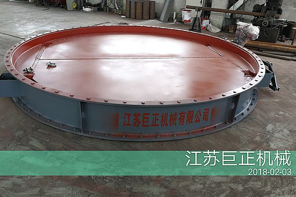 圓形擋板門（直徑270cm）完工了，準備發(fā)往江西客戶